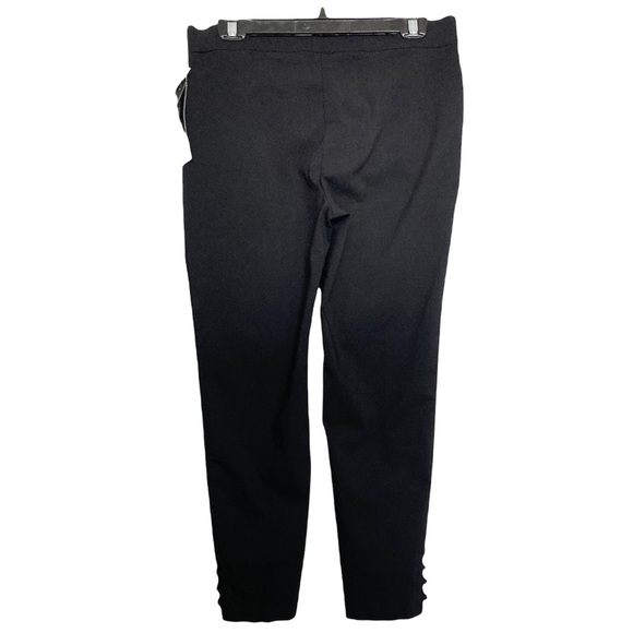 LG•NWT•89TH & MADISON•ANLKLE LENGTH / BLACK DRESS PANTS W ANKLE DETAIL• - Picture 6 of 10